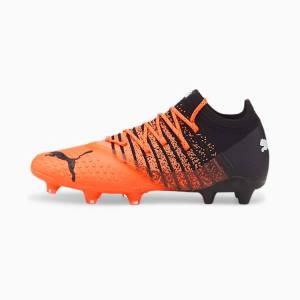 Puma FUTURE Z 1.3 FG/AG Ποδοσφαιρικα Παπουτσια ανδρικα πορτοκαλι μαυρα ασπρα | PM785WTQ